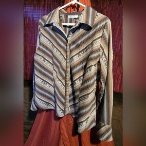 Multi color button shirt